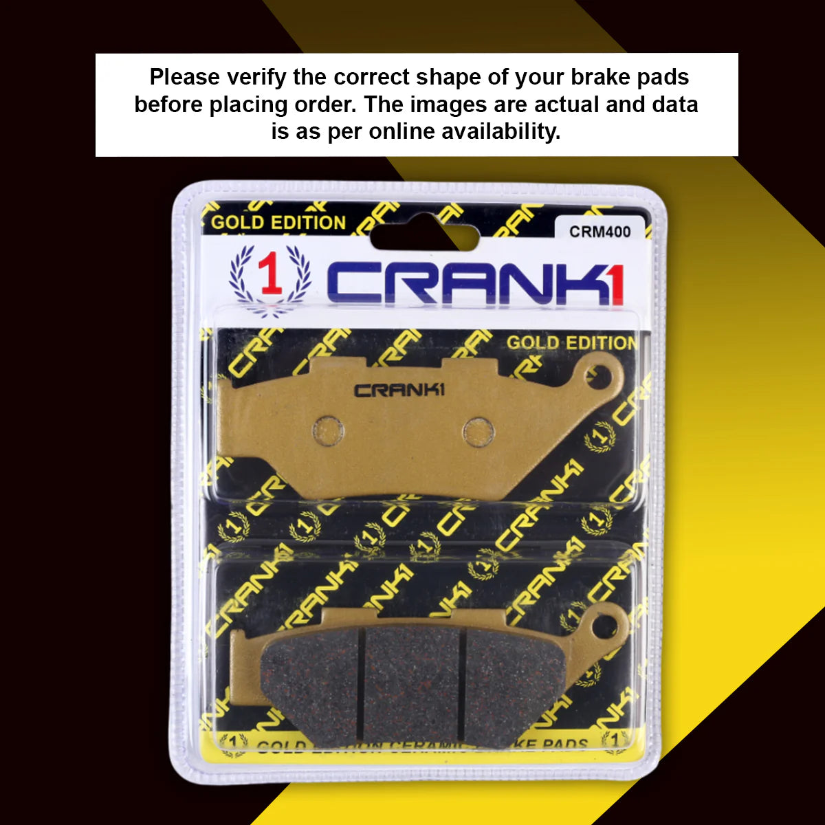 CRANK1 BRAKE PAD CRM400