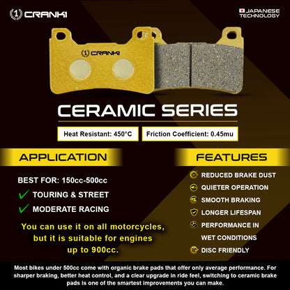 CRANK1 BRAKE PAD CRM400
