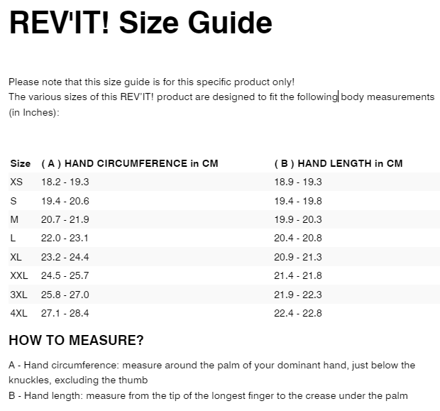 GLOVES REV IT MASSIF