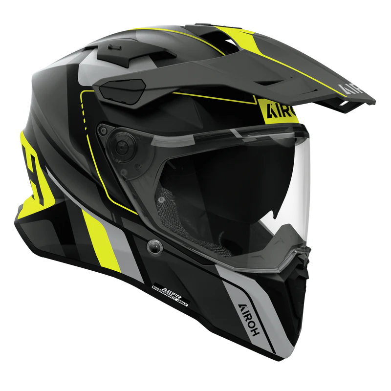 AIROH HELMET COMMANDER 2 SKIP YELLOW MATT