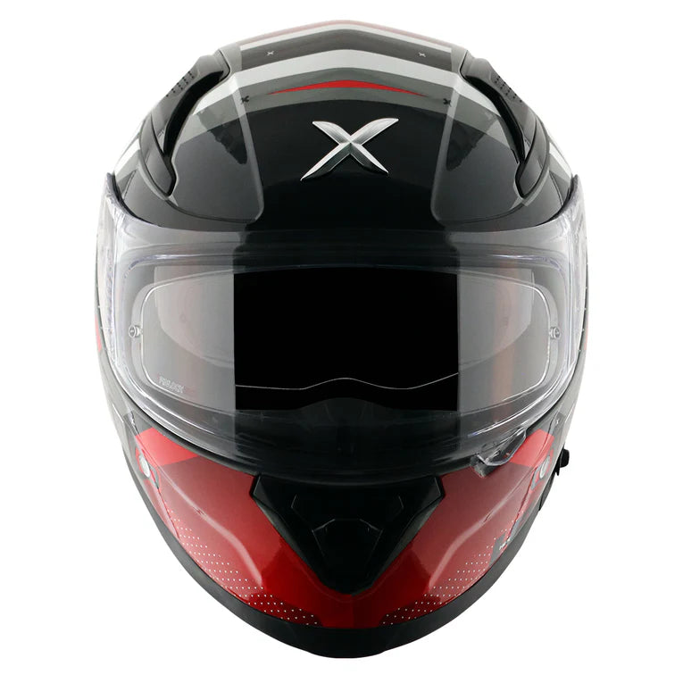AXOR HELMET APEX HEX 2 COOL GREY RED