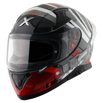 AXOR HELMET APEX HEX 2 COOL GREY RED