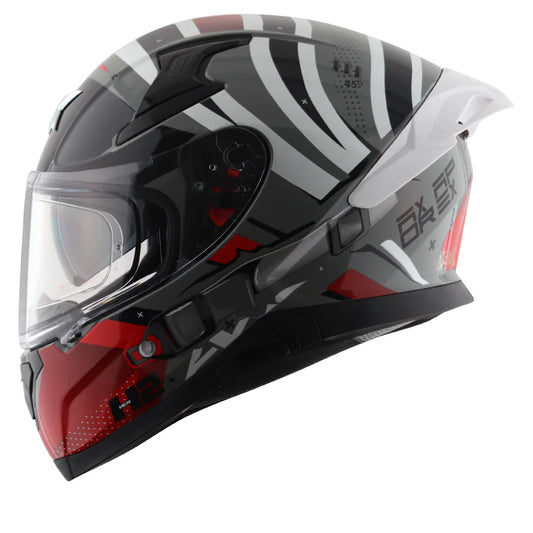 AXOR HELMET APEX HEX 2 COOL GREY RED