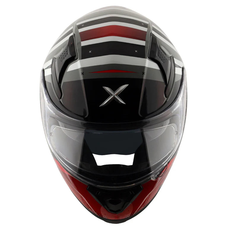 AXOR HELMET APEX HEX 2 COOL GREY RED