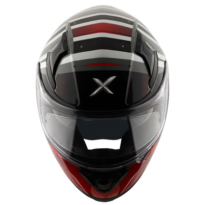 AXOR HELMET APEX HEX 2 COOL GREY RED