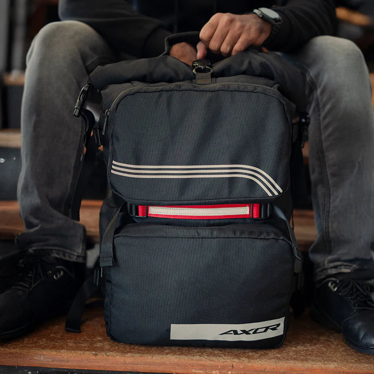 AXOR TAIL BAG DETOUR ADV PACK BLACK 30L