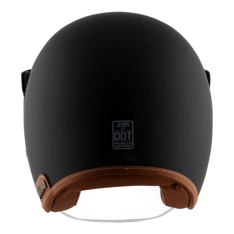 AXOR HELMET RETRO JET DULL BLACK