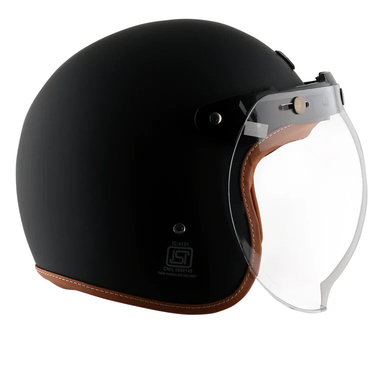 AXOR HELMET RETRO JET DULL BLACK