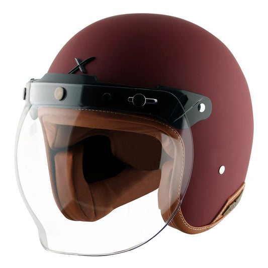 AXOR HELMET RETRO JET DULL CHESTNUT