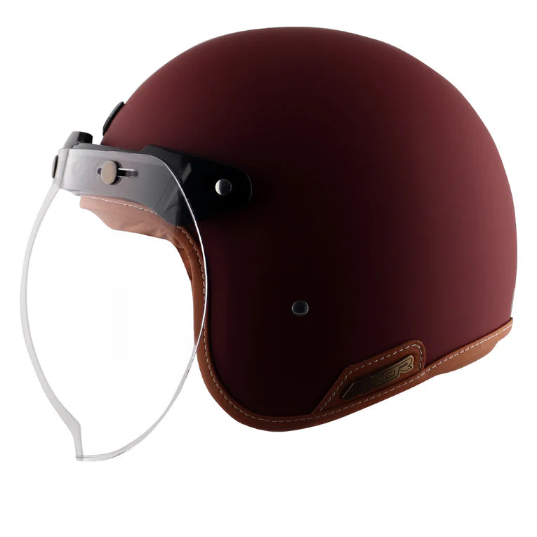 AXOR HELMET RETRO JET DULL CHESTNUT