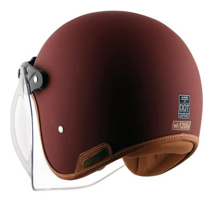 AXOR HELMET RETRO JET DULL CHESTNUT