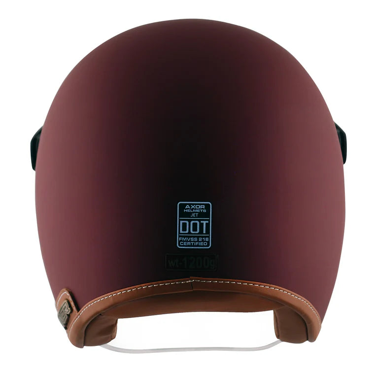 AXOR HELMET RETRO JET DULL CHESTNUT