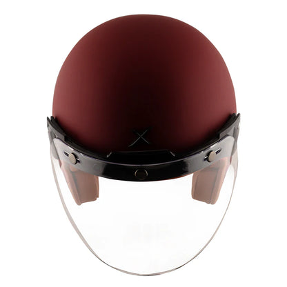 AXOR HELMET RETRO JET DULL CHESTNUT