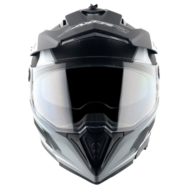 AXOR HELMET XCROSS DV FLAGSTAFF DULL GREY BLACK