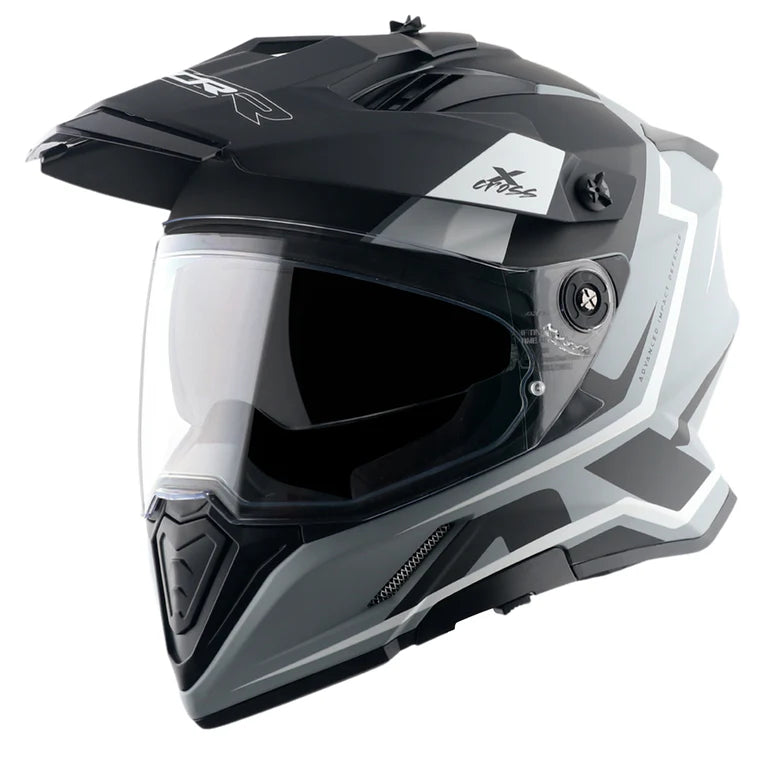 AXOR HELMET XCROSS DV FLAGSTAFF DULL GREY BLACK