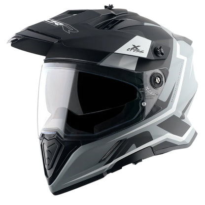 AXOR HELMET XCROSS DV FLAGSTAFF DULL GREY BLACK
