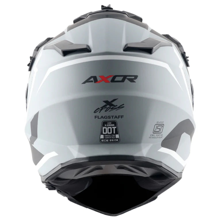AXOR HELMET XCROSS DV FLAGSTAFF DULL GREY BLACK