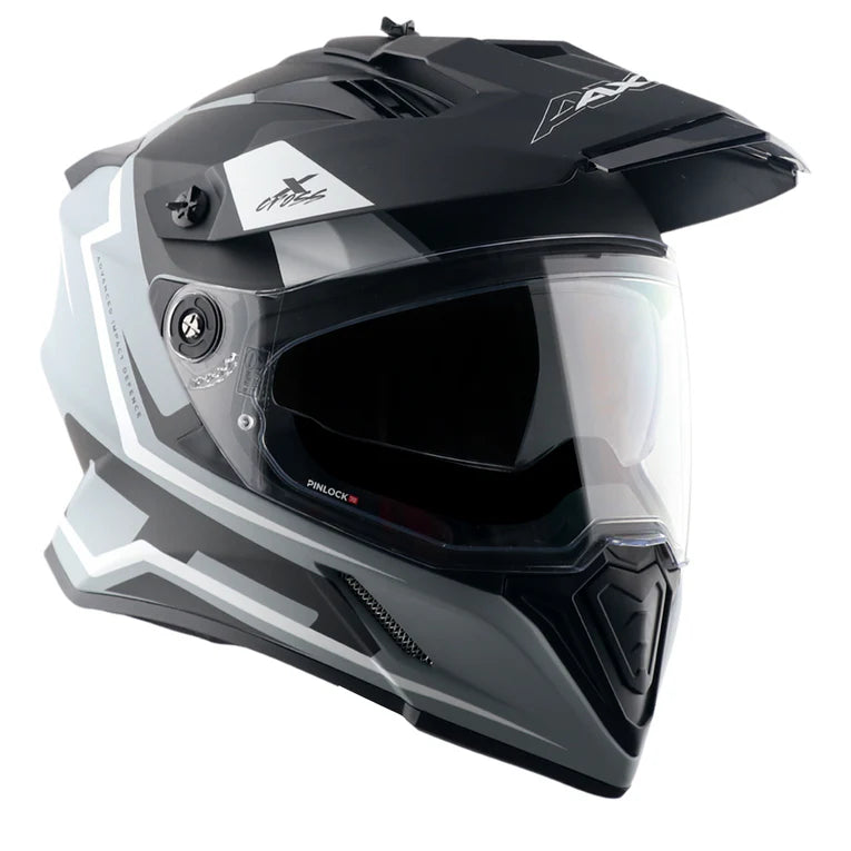 AXOR HELMET XCROSS DV FLAGSTAFF DULL GREY BLACK