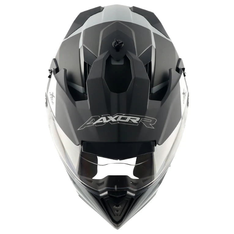 AXOR HELMET XCROSS DV FLAGSTAFF DULL GREY BLACK