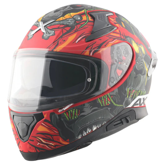 AXOR HELMET APEX ASCETIC DULL RED GREY