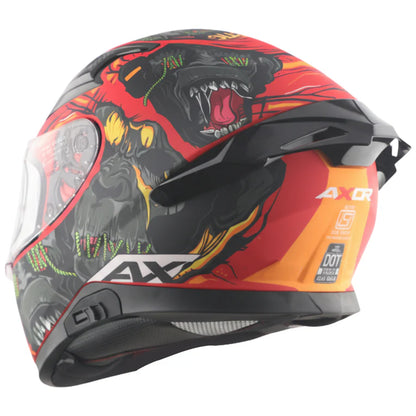 AXOR HELMET APEX ASCETIC DULL RED GREY