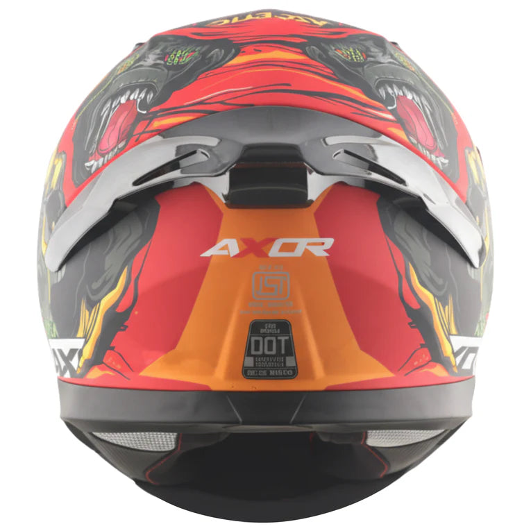 AXOR HELMET APEX ASCETIC DULL RED GREY