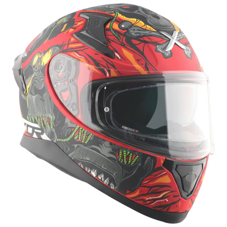 AXOR HELMET APEX ASCETIC DULL RED GREY