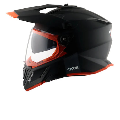 AXOR HELMET XCROSS DV DULL BLACK ORANGE