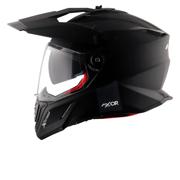 AXOR HELMET XCROSS DV DULL BLACK RED