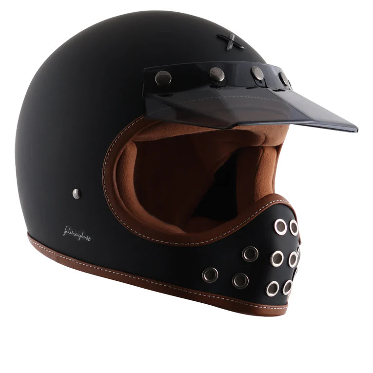 AXOR HELMET MOTO-X SOLID DULL BLACK
