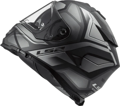 LS2 HELMET FF800 STORM FASTER MATT TITANIUM BLACK