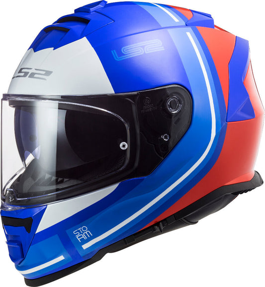LS2 HELMET FF800 STORM SLANT BLUE RED