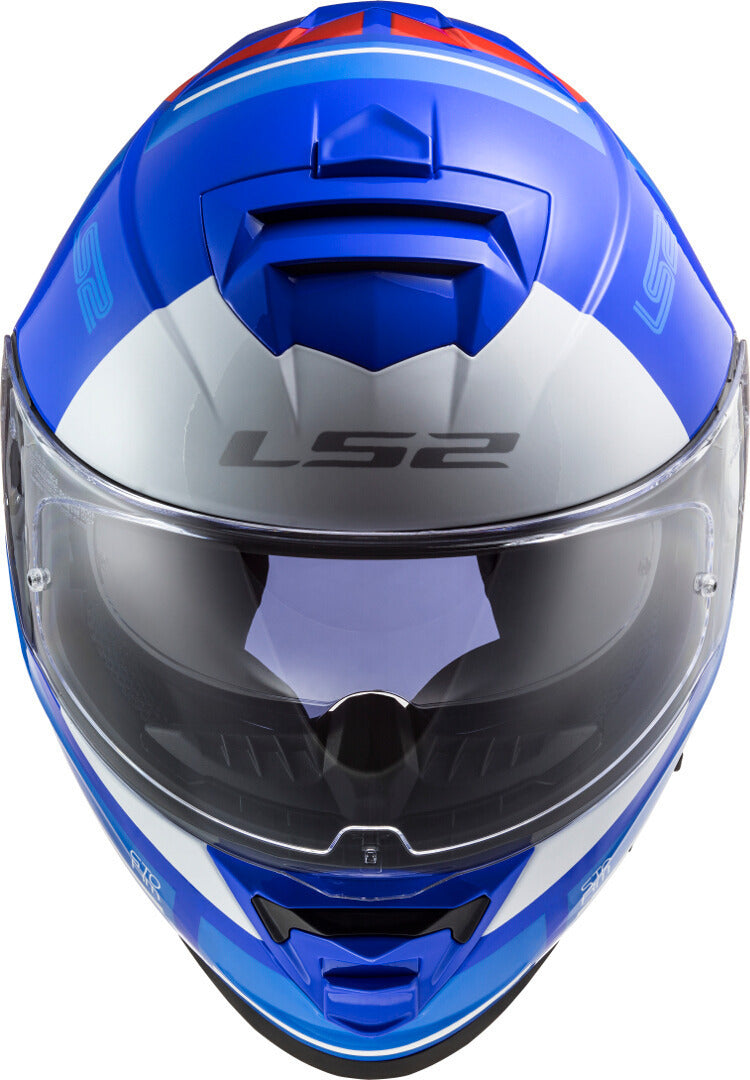 LS2 HELMET FF800 STORM SLANT BLUE RED