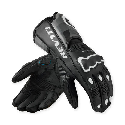 REV IT GLOVES QUANTUM 3 BLACK WHITE
