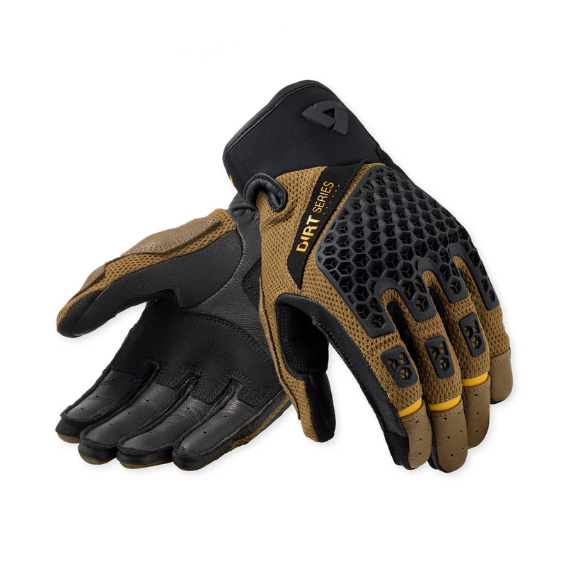 REV IT GLOVES CALIBER 2 BLACK BROWN