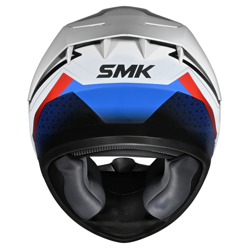 SMK HELMET STELLAR SP FLIGHT BLACK WHITE RED (GL213)