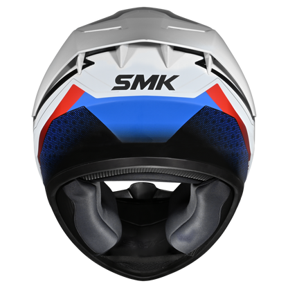 SMK HELMET STELLAR SP FLIGHT BLACK WHITE RED (GL213)