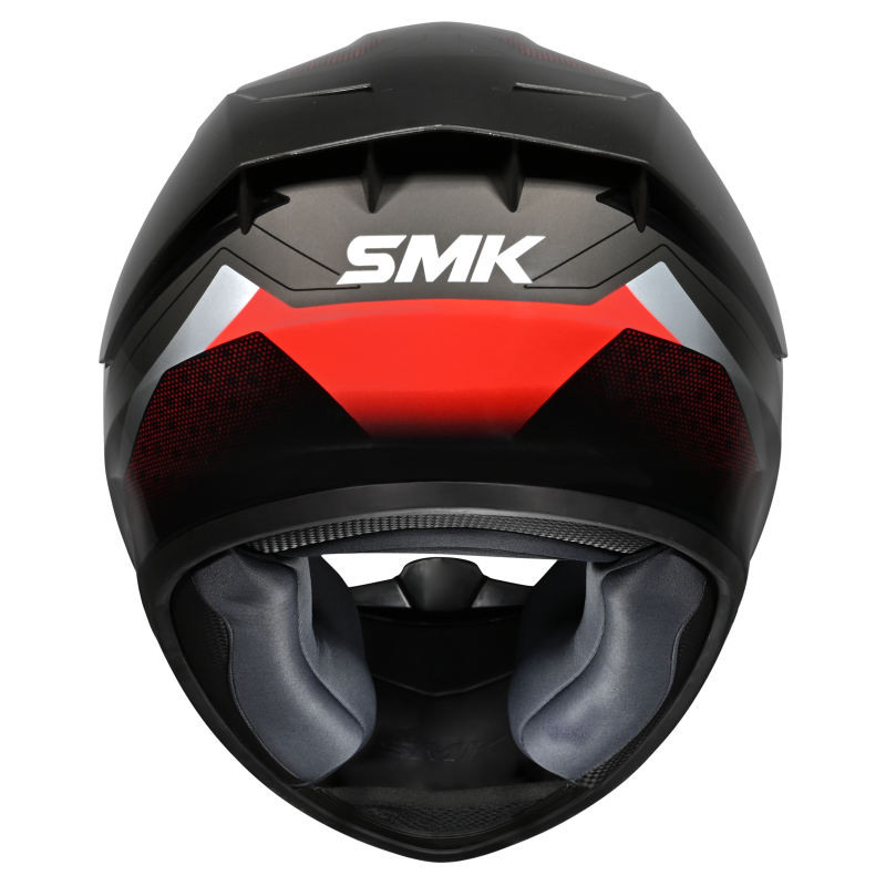 SMK HELMET STELLAR SP FLIGHT BLACK RED GREY (GL236)