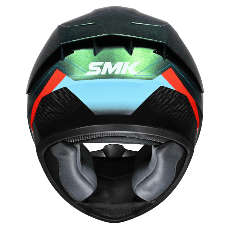 SMK HELMET STELLAR SP FLIGHT BLACK BLUE ORANGE (GL257C)