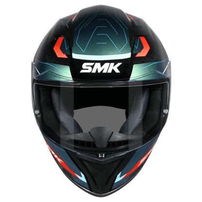 SMK HELMET STELLAR SP FLIGHT BLACK BLUE ORANGE (GL257C)