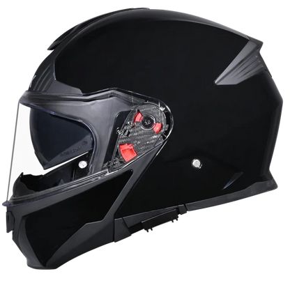 SMK HELMET GULLWING SOLID BLACK (GL200)