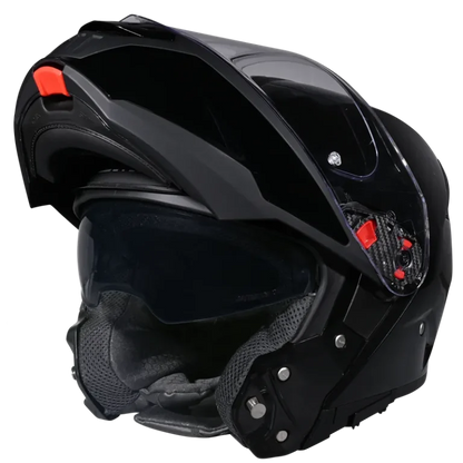 SMK HELMET GULLWING SOLID BLACK (GL200)