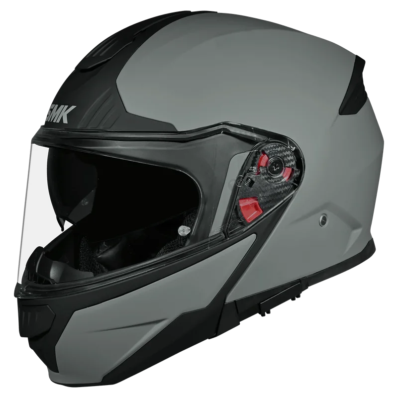 SMK HELMET GULLWING SOLID MATT GREY (MA600)
