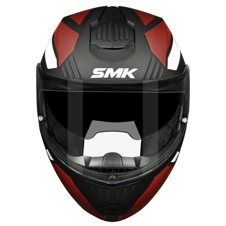 SMK HELMET GULLWING SONIC BLACK RED WHITE (GL231)