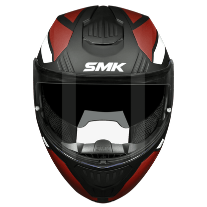 SMK HELMET GULLWING SONIC BLACK RED WHITE (GL231)