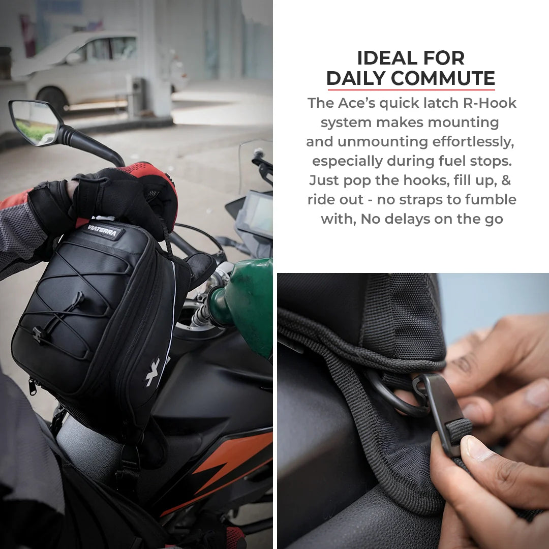VIATERRA TANK BAG ACE UNIVERSAL (STRAP BASE) 6L