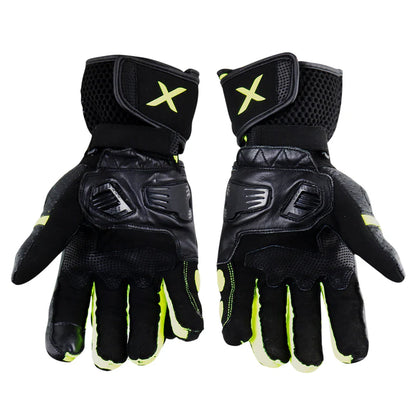 AXOR GLOVES GATOR BLACK NEON GREEN