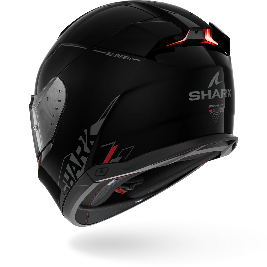 SHARK HELMET SKWAL I3 SP BLACK ANTHRACITE RED