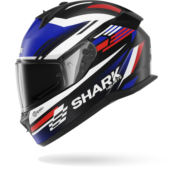 SHARK HELMET DSKWAL 3 FIRSTLAP KBR MATT BLACK BLUE RED