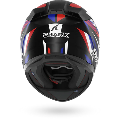 SHARK HELMET DSKWAL 3 FIRSTLAP KBR MATT BLACK BLUE RED